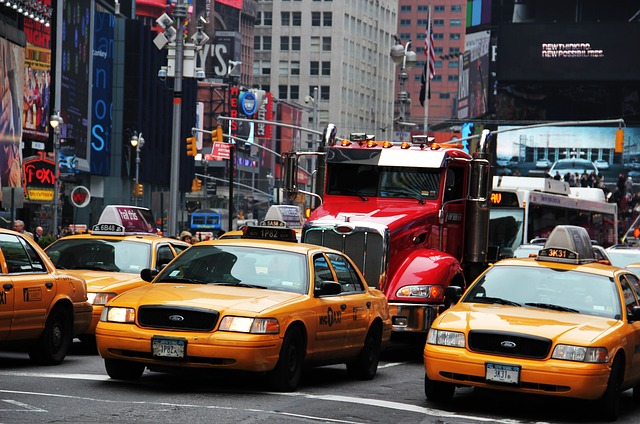 Samochody na Times Square